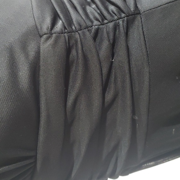 Forever 21 Sheer Layered Black Knee Length Halter Dress Size Medium - Picture 12 of 15